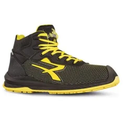 Chaussures de sécurité hautes DOMINGO S3 CI HI HRO SRC - Noir/Jaune 47 (1/2)