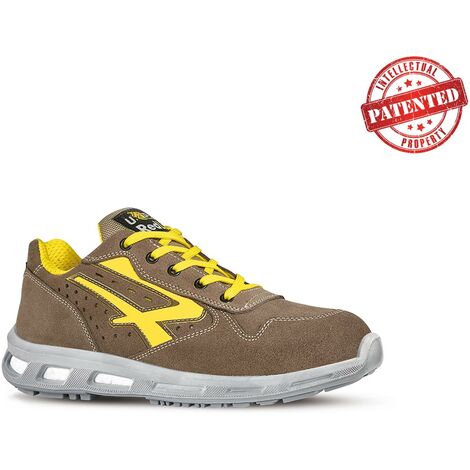 Chaussures de sécurité basses ADVENTURE ESD S1P SRC - Marron/Jaune 36