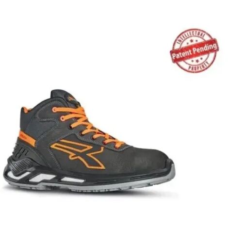 Chaussures de sécurité hautes LORD ESD S3 CI SRC - Gris/Orange 37 (1/2)