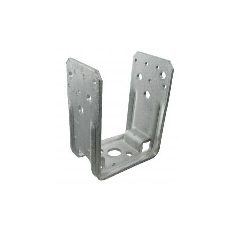 Simpson Strong Tie – Embase de poteau en U 101x70mm – épaisseur 4mm – fixation sur béton armé – pour poteaux bois dur – usage professionnel (1/6)