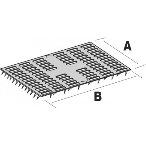 Lot De 100 Plaques De Ferme Alpine 3x8 Pouces - Pour Charpente, Acier, Clous 20 Gauge