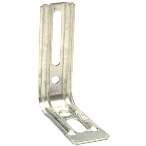 Simpson Strong Tie – Équerre de fixation nervurée droite 30mm x 55mm x 71,5mm – Acier galvanisé pour bois et béton – Boîte de 100 unités - 5mmep
