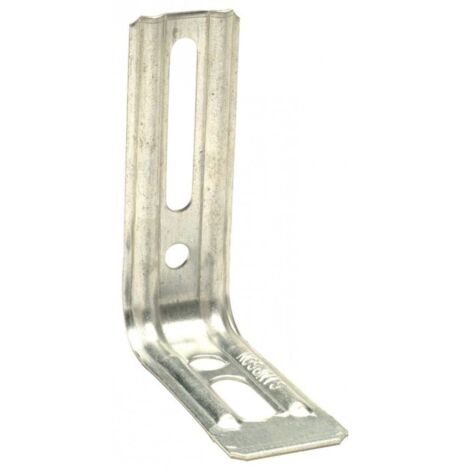 Simpson Strong Tie – Équerre nervurée droite acier galvanisé 30x85x71.5mm – Fixation menuiseries bois et béton – Résistante aux environnements difficiles