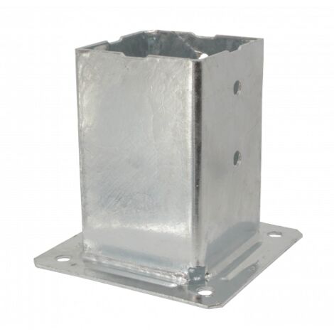 Pied de poteau carré de jardin PPJBT 122x150mm