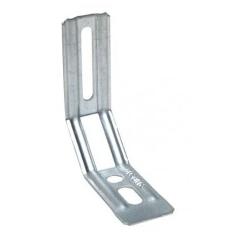 Simpson Strong Tie – Équerre de fixation 3523140438207 en acier galvanisé 1,5 mm – Dimensions 85 x 81 mm – Résistante à la corrosion pour menuiseries intérieures et extérieures
