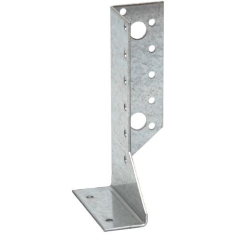 Simpson Strong Tie – Sabot de charpente acier galvanisé 60x158mm – Épaisseur 2mm – Pour poutres bois et béton – Installation facile en espaces confinés
