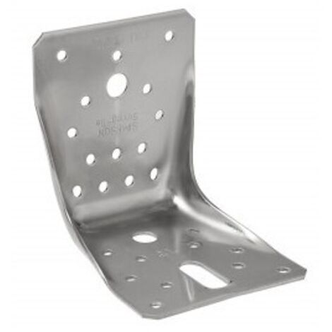 Simpson Strong Tie – Équerre de fixation en inox 316L 100 x 100 mm – Épaisseur 2 mm – Fixation bois sur maçonnerie – Applications fermettes et bardages