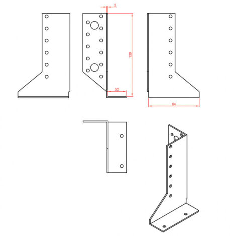 Sabot De Fixation 2mm Braun 2019 - Pièce D'origine Neuve