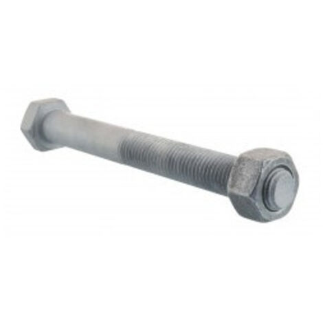Simpson Strong Tie – Boulon de charpente à tête hexagonale 18 x 300 mm – Galva à chaud – Boîte de 20 – Pour assemblages bois massif et lamellé-collé