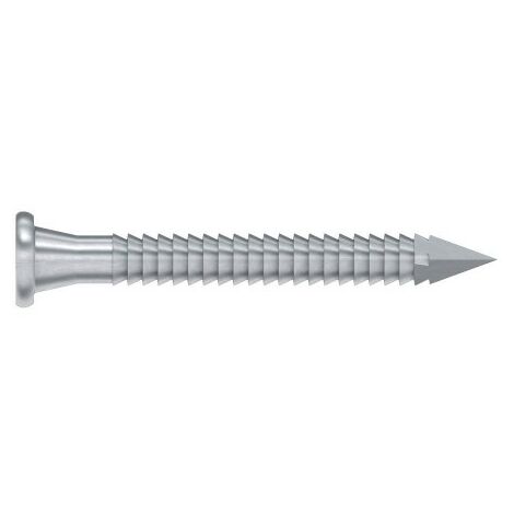 Simpson Strong Tie – Pointes annelées électrozinguées Ø4x50 mm – Boîte de 250 pièces – Haute résistance à l'arrachement – Fixations pour bois massif et composite