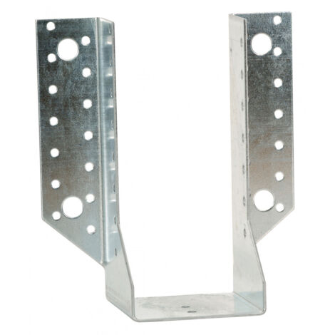 Simpson Strong Tie – Sabot de charpente ailes extérieures en acier galvanisé 76x152x84mm – Épaisseur 2mm – Fixations pour bois et béton