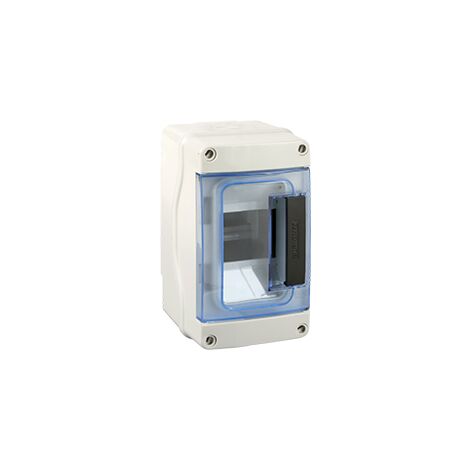 Coffret modulaire étanche entrées souples à membranes - IP65 - IK07 3 modules