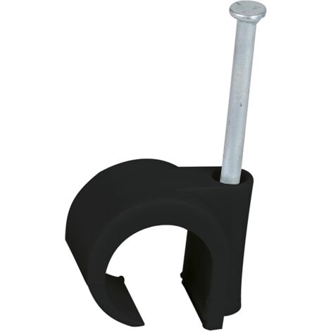 Lot De 100 Cavaliers/pontets Plastique Pour Câble Diamètre 9mm - Neuf