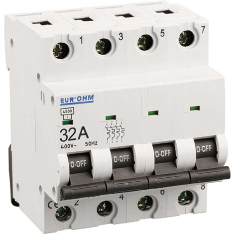 Disjoncteur Hager 20a Disjoncteur 32A 3kA Courbe C Phase Neutre Hager à Vis - 24,3 Disjoncteur 20a