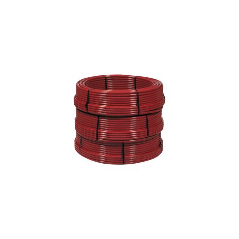 TUBE PER NU ROUGE Ø16 - APPLICATION CHAUFFAGE SEULEMENT Couronne de 600m