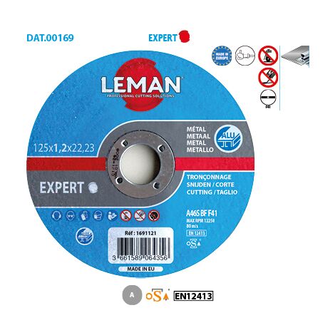 Boîte 25 Disques Fibre Zirconium 125mm Grain 36 - HANGER Pour Acier Et Inox