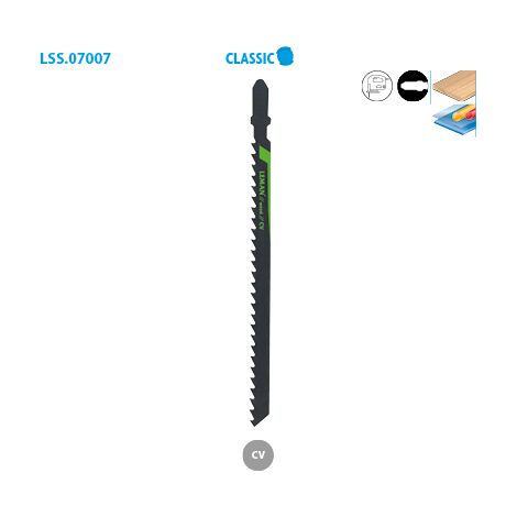 Lame scie sauteuse bois Classic Boite de  5 (1/2)