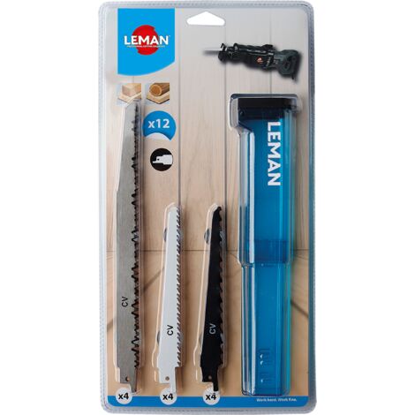 Lot De 6 Lames De Scie Sabre Multimatériaux TIVOLY - Bi-Métal - Attache Universelle - Pour Bois, Métal, Plastique