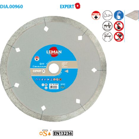 Disque diamant jante continue lisse carrelage 125 X 22.2 mm main image 0