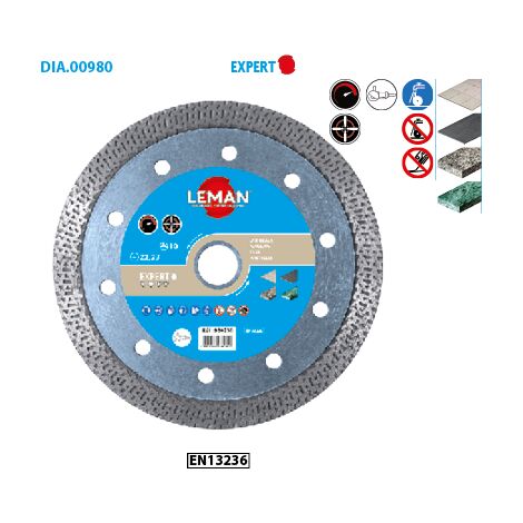 Disque Diamant 125 Mm Tagred - Pour Carrelage, Grès, Granit - Épaisseur 1.5mm - Alésage 22.23mm