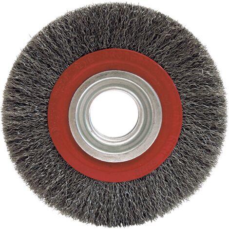 Brosse circulaire fil acier ondulé Classic ø 200 Alésage 16/20/25 Ep. 25 Fil 0,30