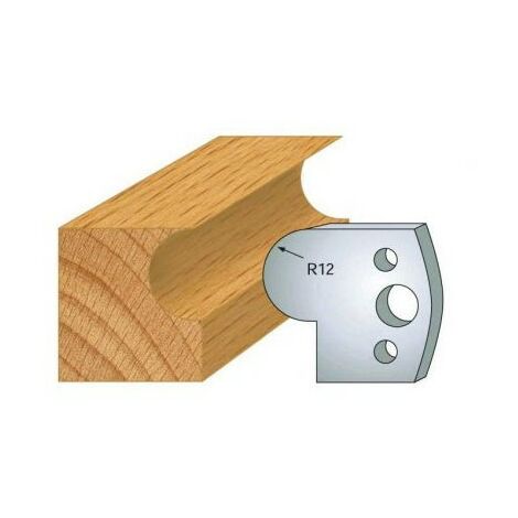 Leman - Jeu de 2 fers profilés acier Ht.40 mm N°058