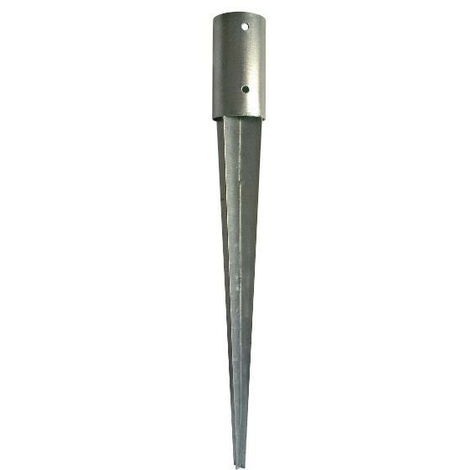 Simpson Strong Tie – Pied poteau rond à enfoncer – Acier DD11 – Finition galvanisée – Épaisseur 2mm – Classe de protection 3 – Pour béton armé