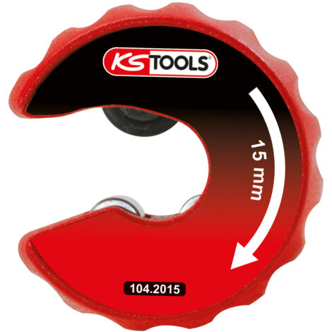 KS Tools - Mini coupe-tube à cliquet, 15mm - 104.2015