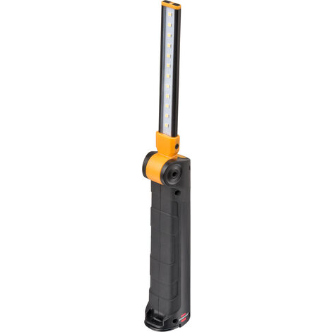 Brennenstuhl – Lampe torche LED rechargeable 470lm – Alimentation Li-Ion 3,7V – IP20 – Tête d'inspection pliable et pivotante – Aimants et crochet escamotable (1/10)