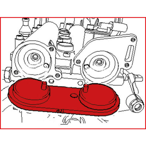 KS Tools - Jeu d'outils de calage moteur - VAG (1.4/1.6 FSI 1.4 TSI 1.2 TFSI/FSI) - 400.3300