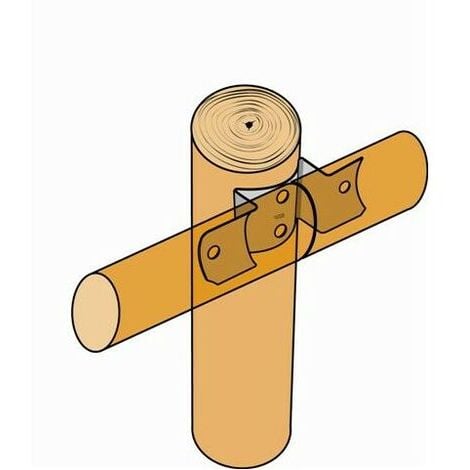 Equerre pour bois ronds RFC 185x70x32x2mm