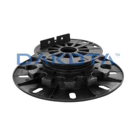 Dakota – Plot réglable pour lambourdes 35-60 mm – Système d'évacuation d'eau intégré – Compatible bois et composite – Installation rapide