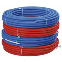 Tube Multicouches TURATEC pré-gainé - Gaine rouge Ø20 ép.2 - Couronne rouge 100ml