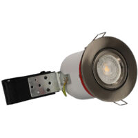 Spot encastré orientable BBC GU10 Ø100mm SPT204 - 5W - 380lm Acier 2700K