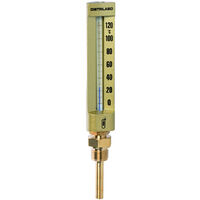 Distrilabo – Thermomètre industriel droit 150mm – Sonde longue 63mm – Plage de mesure -30 à 50°C – Grand modèle pour usage professionnel