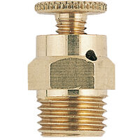 Riquier – Purgeur radiateur à volant – Mâle 1/8'' – Laiton – Évacuation air pour systèmes chauffage – Optimisation confort thermique