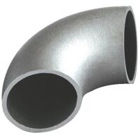 Coude 90° acier noir sans soudure 3D – Raccord acier pour plomberie – Ø33,7 mm – Fixation par emboîtement