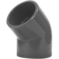 Coude 45° PVC pression petit rayon Femelle Femelle ø110