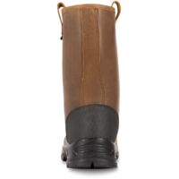 JALLATTE Bottes De Sécurité JALBOX SAS S3 CI HI HRO SRC Marron/Noir - Cuir Hydrofuge Outdoor