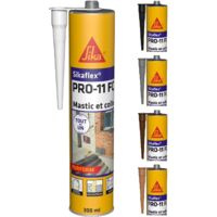Sika – Mastic de fixation polyuréthane 300ml – Pour béton armé et maçonnerie – Résistance à l'humidité – Application facile avec cartouche