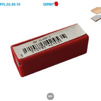 Boite de 10 plaquettes réversibles au carbure 35° Expert B Larg. 12 Long. 50 Ep. 1,5mm
