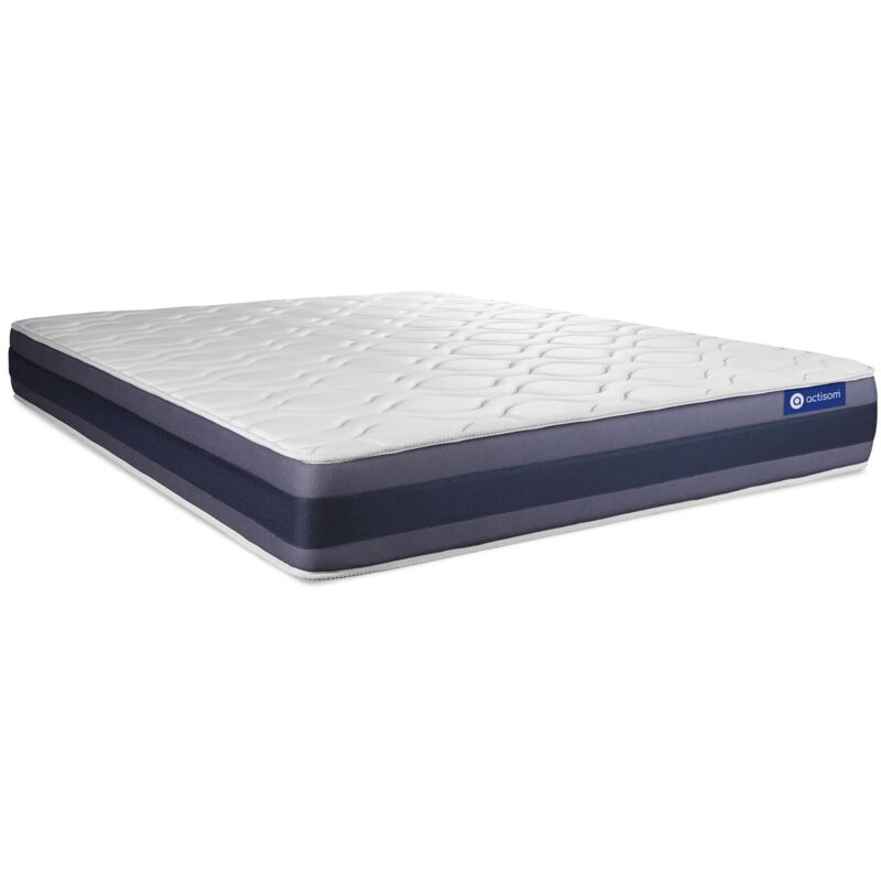 Pack colchón Actilatex morpho 135x190cm + Somier multiláminas, Látex y espuma viscoelástica, 5 zonas de confort