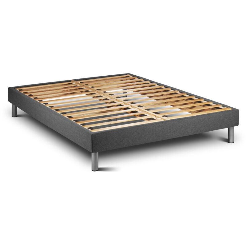 Pack Colchón VITAL SOFT 135 x 200 cm + Somier multiláminas, Espuma viscoelástica, 7 zonas de confort