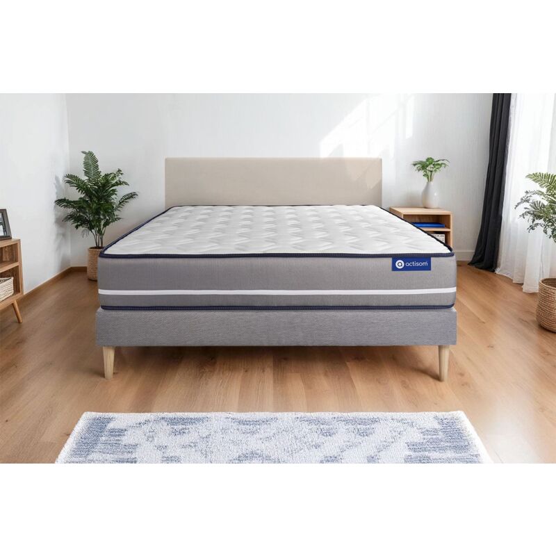 Pack colchón Actiflex pur 120x195cm + Somier, Muelles ensacados, 3 zonas de confort