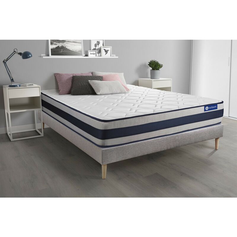 Pack colchón Actimemo ergo 180x200cm + Somier, espuma viscoelástica, 5 zonas de confort
