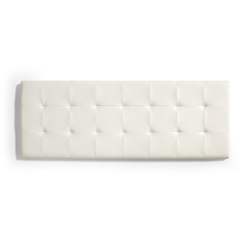 Cabecero de cama para dormitorio Mueble cabecero estilo moderno blanco  100x18,5x104,5 cm ES16511A