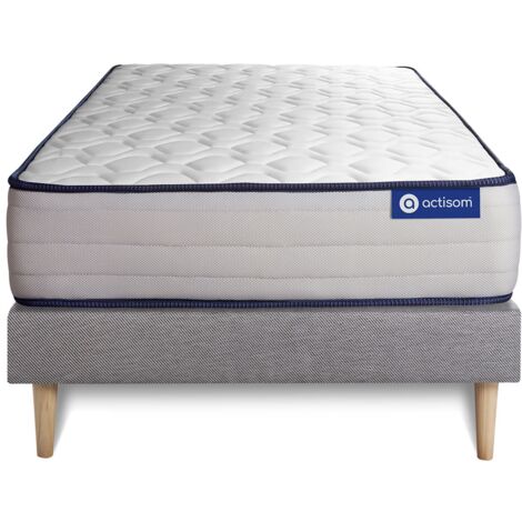 Actiflex form matratze 90x200cm + Bettgestell mit lattenrost - Dicke : 22cm - Latex und Memory-Schaum - H4 (1/5)