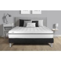 Matratzenset VITAL SPA 140 x 220 cm Bettrahmen Kit schwarz
