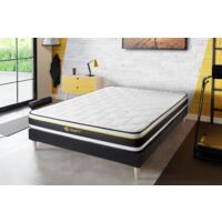 SOFT Matratze 120 x 190cm + Bettgestell mit lattenrost , Härtegrad 5 , HD-Schaum mit Mikroluftzellen , Höhe : 19 cm