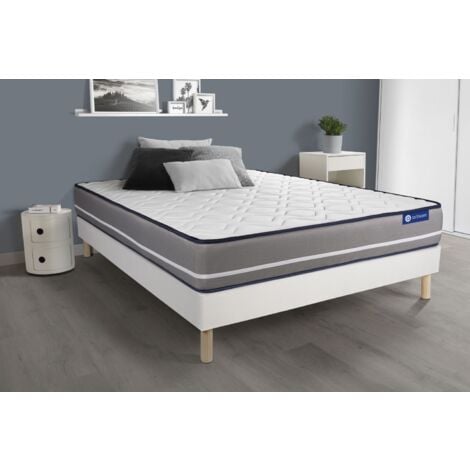 kit rete e materasso Nottingham 130 x 190 cm - Spessore : 20 cm - memory  foam - rigido